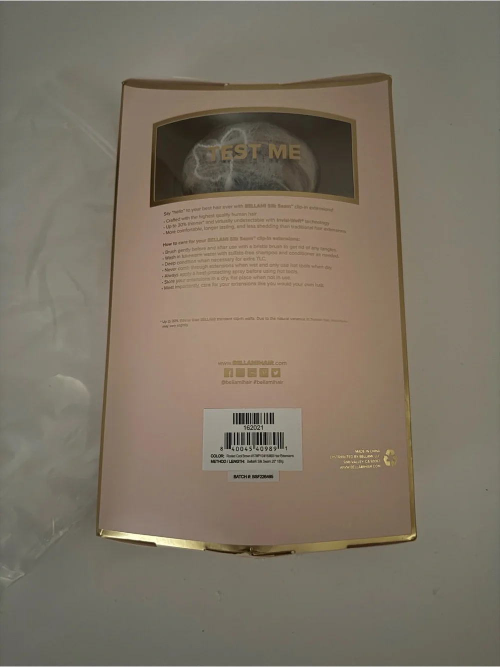 BELLAMI Silk Seam Hair Extensions 180g cool brown to butter blonde